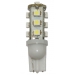 LED 12V T10 13-SMD Wit